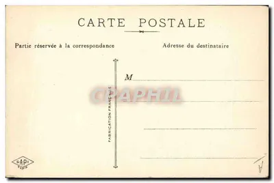 Gâteux — karikatura staruszka z wędką — wydawca SAPI Paris — Rewers
