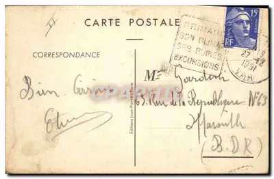 Vacances idéales — La mer d'un côté, la fille de l'autre — Éditions Jean-Pierre, Paris — Verso