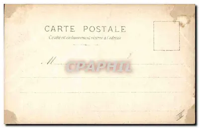 H. Houssaye — portret in gecorsette kleding — Reutlinger Paris, S.I.P. 2e serie N°12 — Achterkant