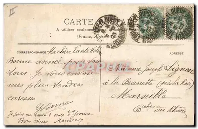 Año Nuevo — 1903 — P. HELMLINER & Cie, IMP. PHOT. NANCY — Reverso