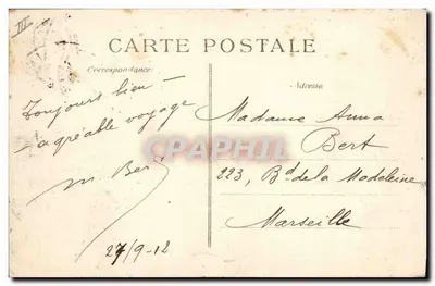 Marinha Nacional — "Paris" — Cuirassado de Escadra dreadnought — Editor E.P.D. — Verso