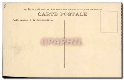 Cruzador a vapor « PARIS » — Marinha Militar Francesa — n° 503 — Verso