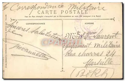 Slagschip PARIS — Franse Marine — uitgever Albert Zéroual, n° 344 — Achterkant