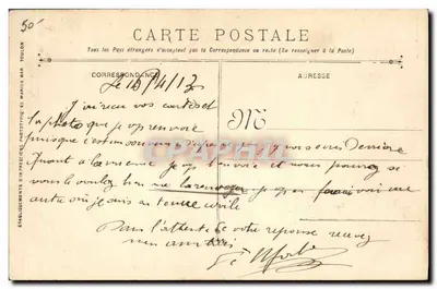 Schip Patrie — Kruiser — Franse Marine — Achterkant