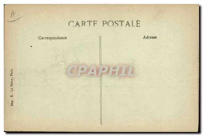Marine Nationale — "Patrie" — Slagschip van Escadre 14.865 ton — Uitgever ELD — Achterkant