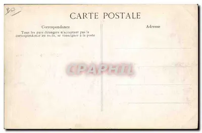 A catástrofe do "Pluviose" — 26 Maio 1910 — Trabalhos de salvamento — editor SAINT-DENIS — Verso