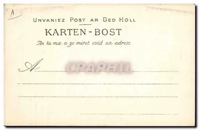 Młoda kobieta z Lesneven i Folgoët — Kolekcja Vilara, Quimper — nr 1056 — Rewers