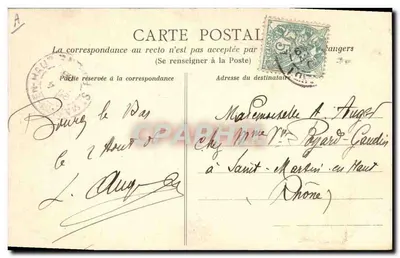 Piriac — Uma Avó — Editor Dugas e Cie, N° 101 — Verso