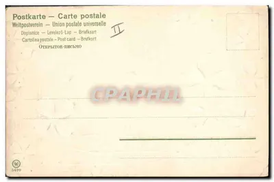 Friendship Souvenir — clover — publisher Weltpostverein, no. 3499 — Back