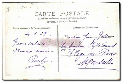 Bon jour Monsieur Nègre — P.W. Paris — Verso