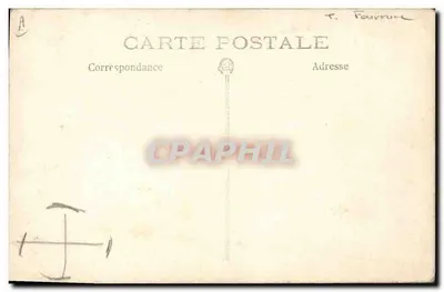 Soldat en manteau de fourrure — 1900 — éditeur T. Faurrure — Verso