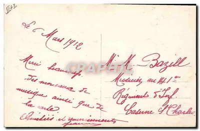 Giovane donna con cappello verde e scialle — N.N. Paris — N.N. Paris — Verso