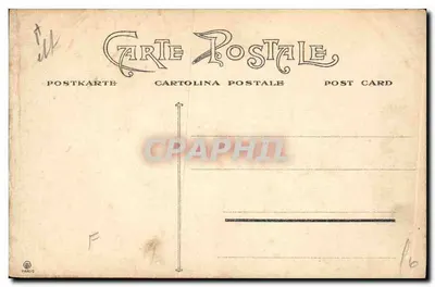 Marché fermé — scène de rue avec chariot et chiens — éditeur DEPOSÉ — Rückseite