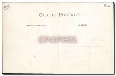 Jongen die een muur beklimt — Pau — Ansichtkaart — Achterkant