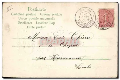 Buon Anno 1904 — Seloncourt — editore non identificato — Verso