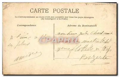 Passage de Muleta — Bordeaux — uitgever Michler en Pommier — Achterkant