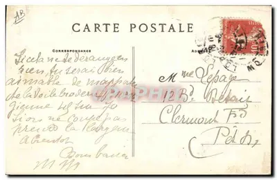 Artigiana di Douarnenez — Studio dei Cappelli della Bretagna — Collezione Villiard, Quimper — Verso