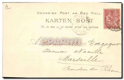 Fileuse de Pontivy — Estudo de chapéus da Bretanha — Coleção VIII.AID. Cuniquer — Verso