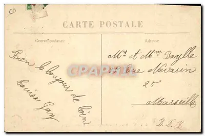 Un grupo de dentelleras auvergnas — 885 — Marguerit Brémond, Le Puy — Reverso