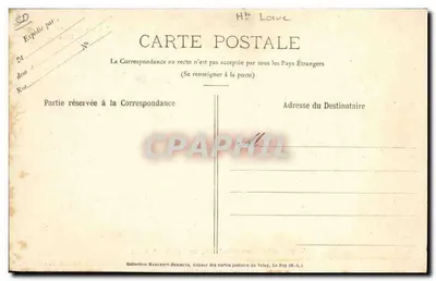 Tipos y Trajes de la región de Montfaucon — Montfaucon, Velay — "LE VELAY ILLUSTRÉ" n°288, cliché M.B. - Rep. int. — Reverso