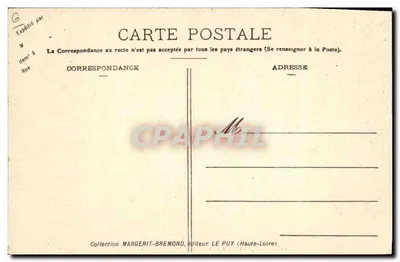 Dentellistas nas proximidades de Tence — Tipo de dentellistas — Editor LE PUY (Haute-Loire), n° 1213 — Verso
