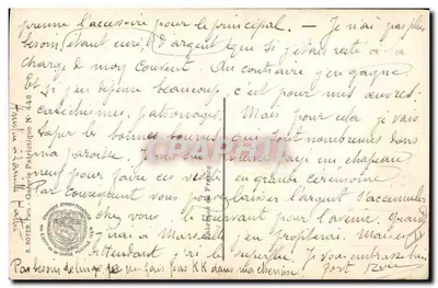 Paul DÉROULEDE — Cavaleiro da Vingança — Cliché Pirou, N° 446 — Verso