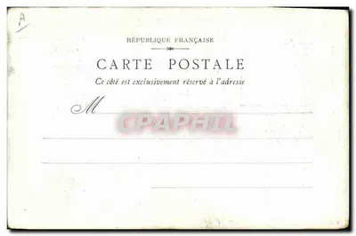 Samuel Porchère — Autor Słownika Poetyckiego — Zbiór Literackich Kart Pocztowych, n°16 — Rewers