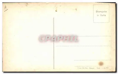 Wilson e Signora — retrato em preto e branco — editor Viste, Uff. Res. Stamps, n° série 31-12-019 — Verso