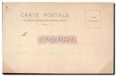 Retrato de Delcassé — Ogerau Paris — número de série não visível — Verso