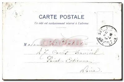 Intérieur de salon — scène de vie — éditeur M. MOUNET-SULLY, N° 5 Contemporain — Verso