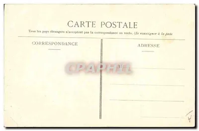 Retrato de homem — Coleção artística do Champagne Oxygênio — Paul Couvreur & Filhos, 4 Rue Jeanson em Ay — Verso