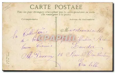 Wyścigi, start — seria 5 — L.V. & Cie, Paryż — Rewers