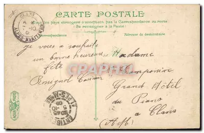 Les Courses, o Fossé — Série 5 — L.V. & Cie — Verso