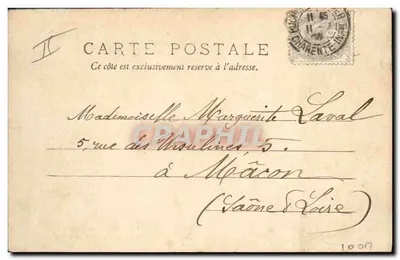 Rochefort-sur-Mer — O Torpedeiro "La Rapière" em Cale seca — Galeries Parisiennes — Verso