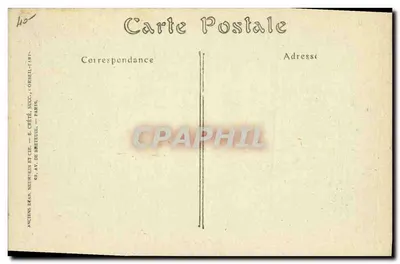 Bizerte — O encouraçado de escadra « République » — ND. Fot. n°166 — Verso