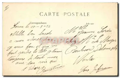 Cruiser 'République' — Marinha Nacional — 14.808 toneladas — editor BLD, n° 142 — Verso