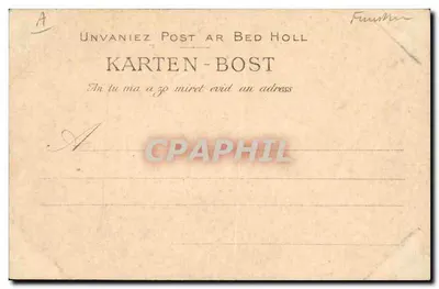 Kobieta z Douarnenez i Audierne — Czapka z kornetem na festynach — Kolekcja VIII. M.B. Guimper, nr 1240 — Rewers