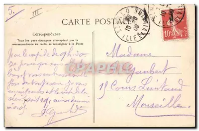 Concarneau — Artisane — Etude des Coiffes de Bretagne — Rewers