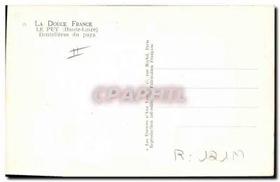 Denteliery z kraju — Le Puy (Haute-Loire) — Yvon — Rewers