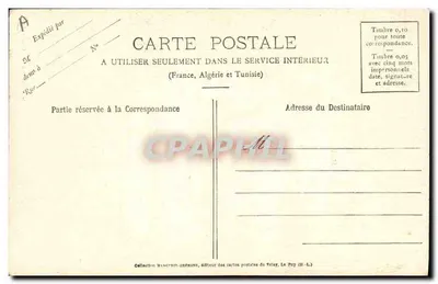Dentellières de l'Arzon — Trabalho de renda de Craponne — editor M.B. e reprodução proibida — Verso