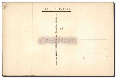 Uma jovem rendeira trabalhando no seu jardim — Les Scènes villageoises — n°1170 — Éditions d'Art Margerait — Verso