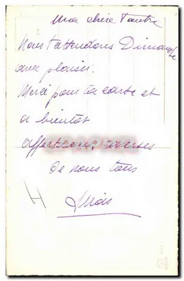 Dziecko oferujące tulipan ptaku w klatce — wydawca nieznany — Rewers