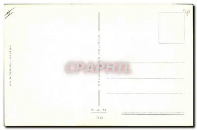 Joven mujer sosteniendo rosas — Ed. A. Traldi, Milán — n° 7712 — Reverso