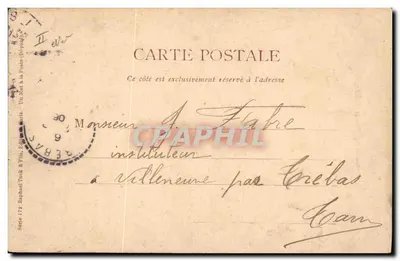Voltaire — Homens da França CélEBres — Série 172, Editor Raphael Tuck & Fils — Verso