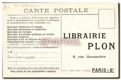 Henri Massis — Autor de Defesa do Ocidente e de Julgamentos — Foto Martinie — Verso