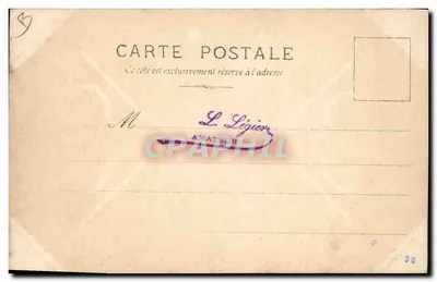 Retrato de mulher — editor Reutlinger, Paris — série N°10 — Verso