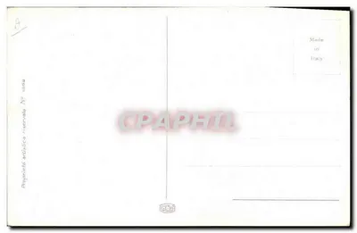 Kobieta i koń — ilustracja — Made in Italy, Proprietà artistica riservata N° 1069 — Rewers