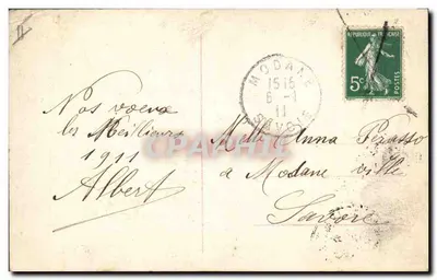 Mulher em pele — 1917 — Editor desconhecido — Verso