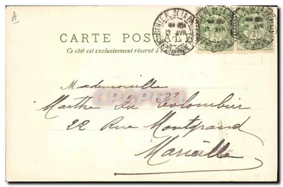 Paisagem de primavera — Maio — Editor S. (número de série ilegível) — Verso