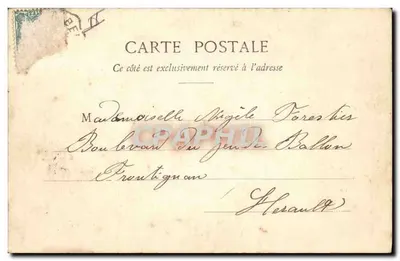 Ich bringe Hoffnung — Angèle und Laute Cassaquette — Phototype A. Bergeret & Cie, Nandy — Rückseite